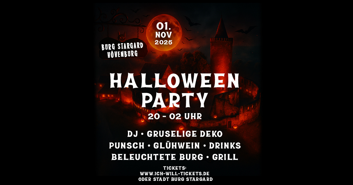 Abgesagt!HALLOWEEN PARTY I HÖHENBURG (BURG STARGAD)
