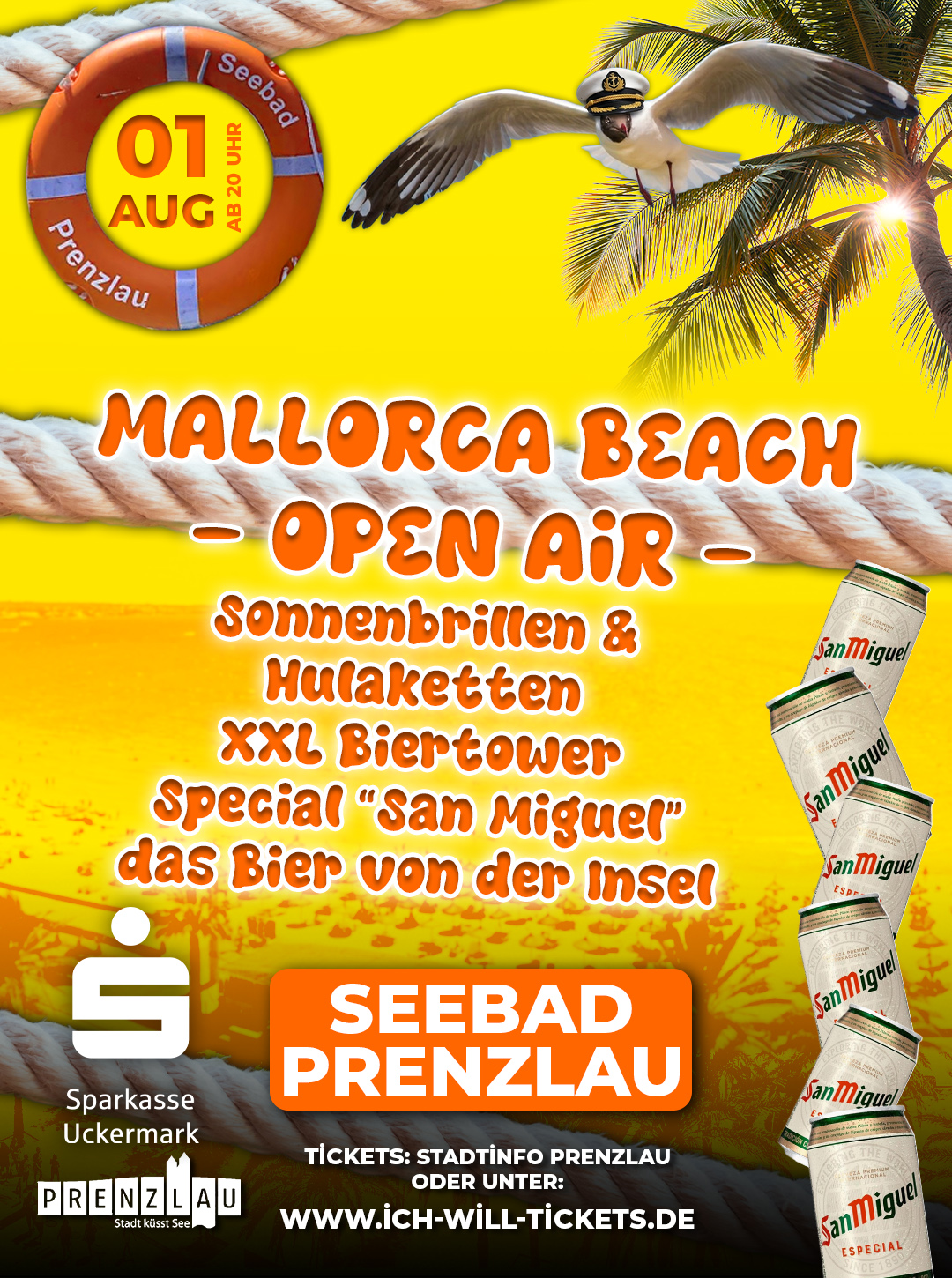 ☀️ 🍻🌴 MALLORCA BEACH OPEN AIR I SEEBAD PRENZLAU ☀️🍻🌴