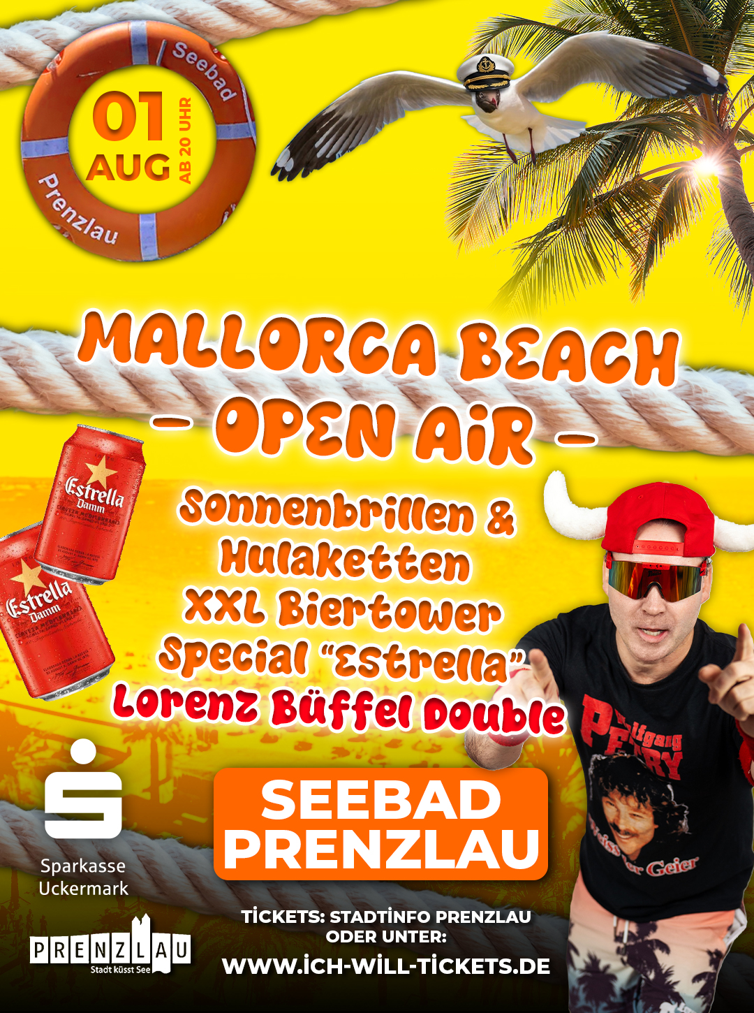 ☀️ 🍻🌴 MALLORCA BEACH OPEN AIR I SEEBAD PRENZLAU ☀️🍻🌴